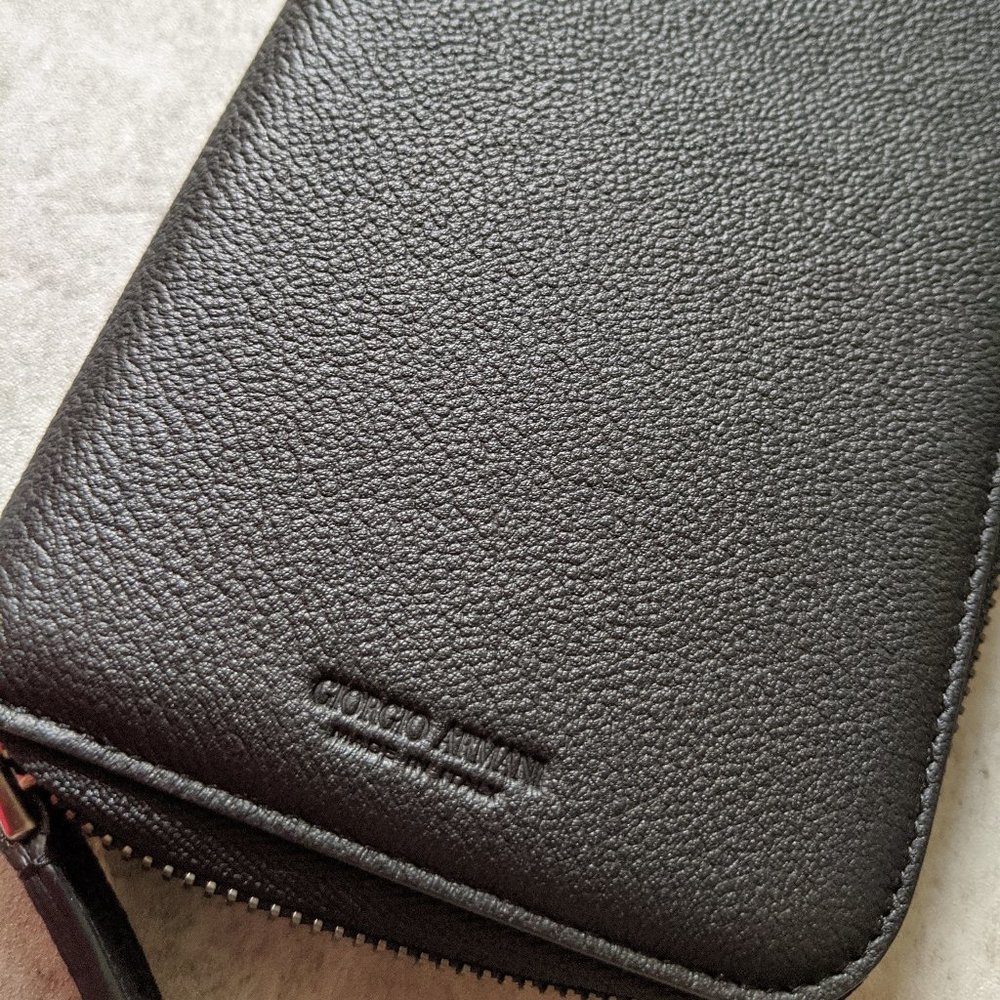 Giorgio Armani Zip Around Wallet